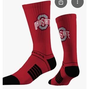 Strideline Men's Ohio State Buckeyes Classic Knit Crew Socks